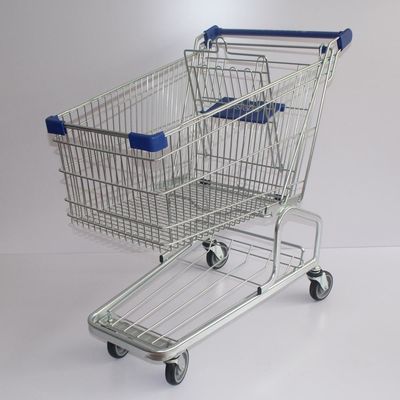 kaufen Greman-Reihen-Supermarkt-Metalleinkaufslaufkatze Einkaufszentrum Aufgabe des Einkaufswagens 180L heiße verkaufende schwere ladende online manufacture