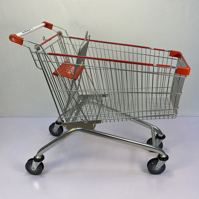 kaufen Metalleinkaufslaufkatze der großen Kapazitäts-150L faltbare mit Kind Seat online manufacture
