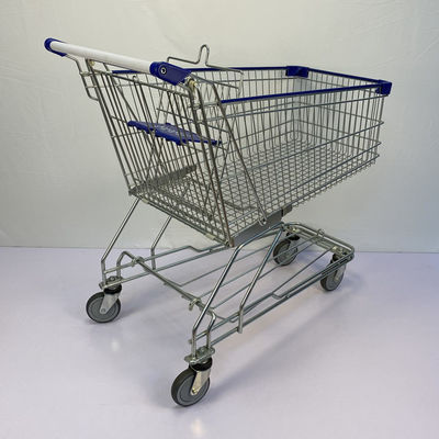 kaufen Gießmaschinen-Einkauf-Laufkatzen-asiatische Art-Supermarkt-Metalleinkaufslaufkatze 180L TPR online manufacture