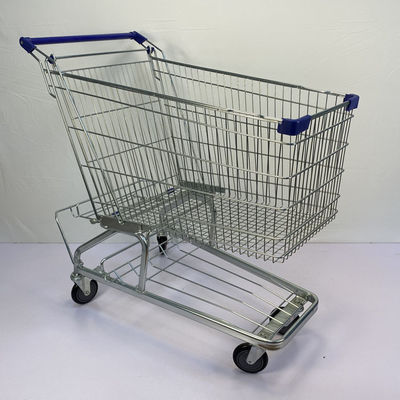 kaufen Lebensmittelgeschäft-Wagen des Mini-Markts-240L asphaltieren dauerhafte deutsche Art Stahleinkaufswagen online manufacture