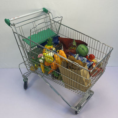 kaufen Speicher des Gemischtwarenladens 180L chromierte Europa-Markt-Supermarkt-Einkaufslaufkatze online manufacture