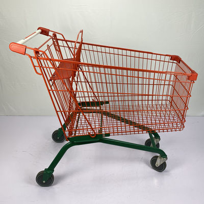 kaufen europäerartige leichte Einkaufshandelseinkaufswagen der laufkatzen-210L mit Kind Seat online manufacture
