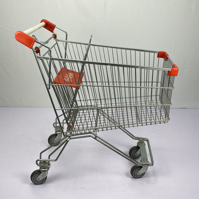 kaufen Regelmäßiger russischer Art-Supermarkt-Einkauf-Wagen 125L mit PU-Rädern online manufacture