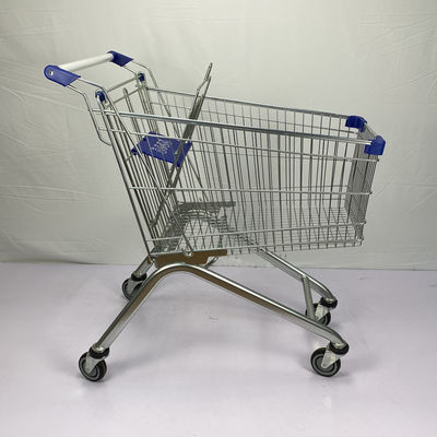 kaufen Leichter Einkaufslaufkatzen-Wagen des Supermarkt-125L mit TPR-Rädern online manufacture