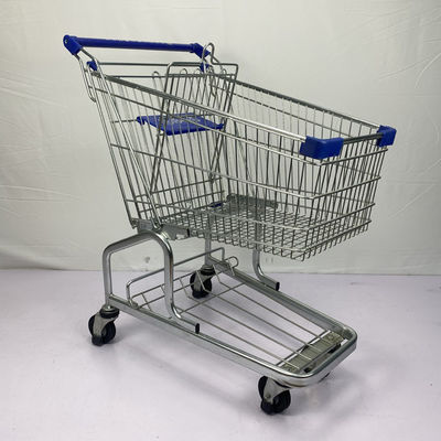 kaufen Deutsche Hilfseinzelhandelsketten-Supermarkt-Metalllaufkatze der Art-100L mit 3 dem Blatt-Aufzugs-Rad-Hersteller online manufacture