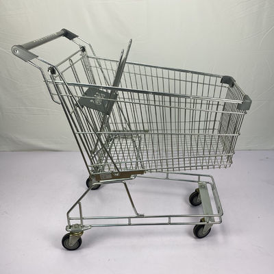 kaufen Australische Art Lebensmittelgeschäft-Laufkatzen-Wagen der Supermarkt-Einkaufslaufkatzen-125L mit PU-Rädern online manufacture