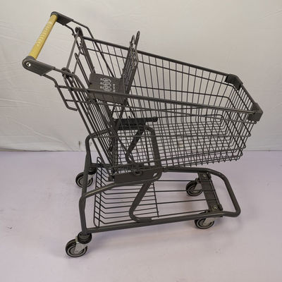kaufen Amerikanischer Einkaufslaufkatzen-Zink-Pulver-Beschichtungs-Leichtgewichtler des Grau-60L kleiner online manufacture