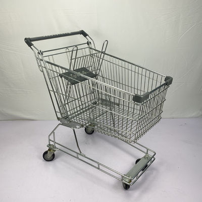 kaufen herkömmlicher Einkaufslaufkatzen-Lebensmittelgeschäft-Wagen-dreht australische Art PU des Metall125l CER Zertifikat online manufacture