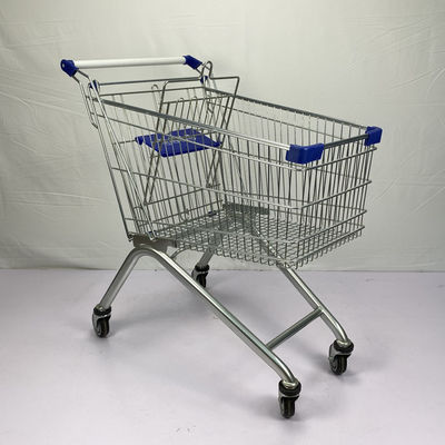 kaufen Regelmäßige europäische Einkaufsder laufkatzen-125L Stahlbelastbarkeit supermarkt-des Einkaufswagen-110Kg online manufacture