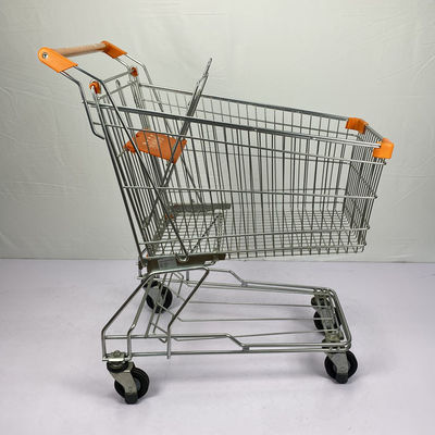 kaufen Asiatischer Metallhandkarren-Ketten-Supermarkt-Magazinwagen der Art-125L herkömmlicher mit hohem Umsatz online manufacture