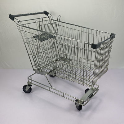 kaufen Supermarkt-Lebensmittelgeschäft-Wagen-australische Supermarkt-Metalleinkaufslaufkatze des Grau-240L online manufacture