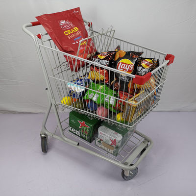 kaufen Im amerikanischen Stil faltbares Stahleinkaufswagen-Supermarkt-Korb-Laufkatze CER Zertifikat online manufacture