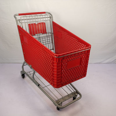 kaufen Großer Einkaufswagen-Mehrfachnutzungs-Supermarkt-Laufkatzen-Plastik der Kapazitäts-175L Plastik online manufacture