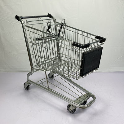kaufen Im amerikanischen Stil Belastbarkeit der Metalleinkauf-Laufkatzen-110Kgs mit Logo Advertising Version online manufacture