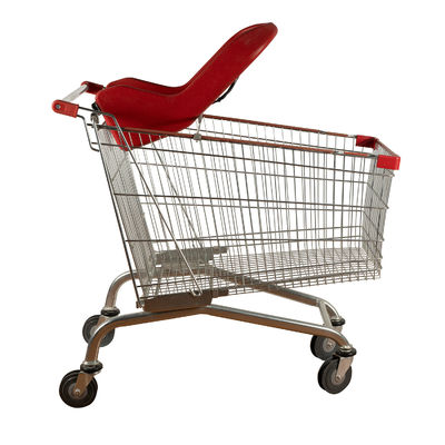 kaufen Korb-Supermarkt-Einkauf-Wagen des Metall200l mit Baby-Schwamm-Aufenthaltsraum online manufacture