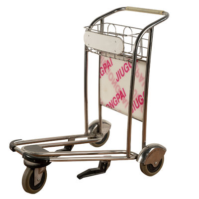kaufen Rad-Edelstahl-Gepäck-Laufkatze der Duty-free-Shop-Reise-Gepäck-Laufkatzen-drei online manufacture
