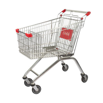 kaufen Verzinken Sie des Kohlenstoffstahl-Q195 europäische Art Geschäfts-Einkaufsder laufkatzen-80L online manufacture