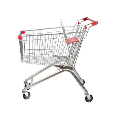 kaufen europäisches Einkaufslaufkatzen-Supermarkt-Einkaufskorb-Laufkatze Soem-ODM des Metall125l online manufacture