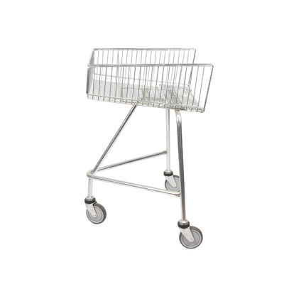 kaufen Behinderte Laufkatzen-drücken flache Einkaufslaufkatze mit Rolltreppen-Rädern entlang galvanisiert online manufacture