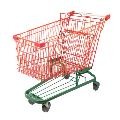 kaufen Stahl-Tragfähigkeit Mesh Supermarket Grocery Carts 150kgs online manufacture