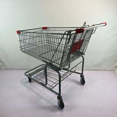 kaufen Pulverbeschichtung 300L Supermarkt-Einkaufswagen amerikanischer Stil online manufacture