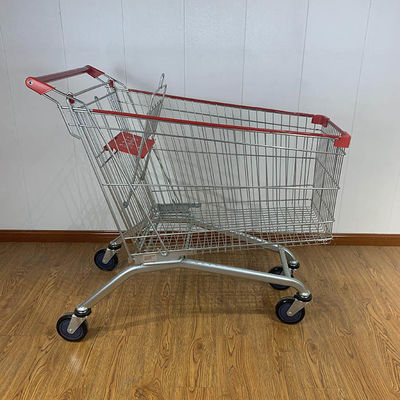 kaufen 210L Variety Store CE-Zertifikat Aufzugrad Stahl Einkaufswagen online manufacture