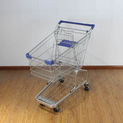 kaufen 100L Lebensmittelgeschäft Rollwagen Stahlpulverbeschichtung deutscher Typ Stahl Warenkorb online manufacture