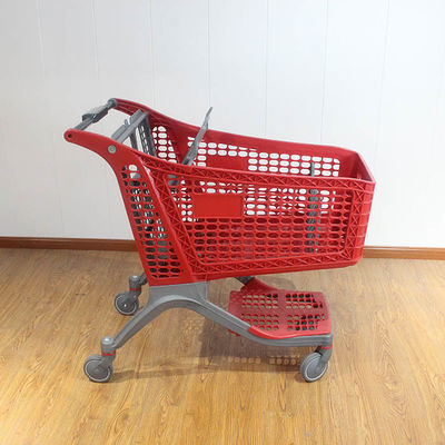 kaufen 175L Großkapazität Neue reine Supermarktkarre Kunststoff-Einkaufswagen online manufacture