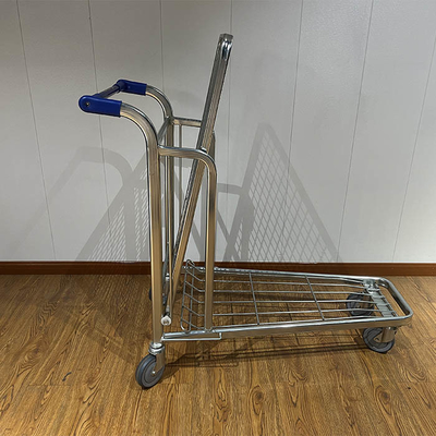kaufen Transport Haushalt Trolleys Tally of Cargo Leichtgewicht Klappschwerlast Lagerwagen mit fünf Zoll Pu-Räder online manufacture
