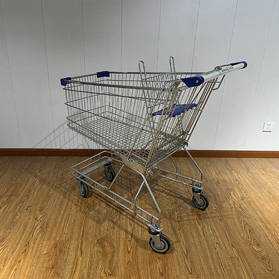 kaufen 180L Australischer Typ Normal Verschiedene Supermarkt-Wagen Bestseller mit grauem Kunststoff und 5'' Rädern online manufacture