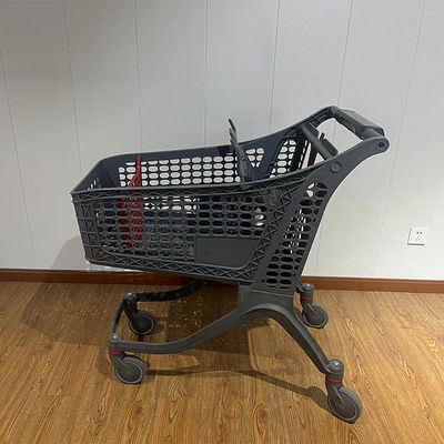 kaufen 175L Customized Logo Retail Grocery Store Cart Supermarket Trolley Plastic Shopping Cart online manufacture