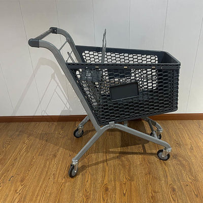 kaufen 100L Galvanized Plastic Steel Metal Store Shopping Trolley Carts with Wire online manufacture