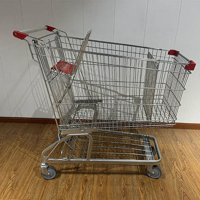 kaufen 240L Storage Convenience Store Grocery Carts Durable German type Supermarket Shopping Trolley Online-Herstellung