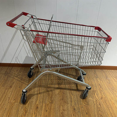 kaufen 100L European Style Shopping Trolley with CE Certification Metal Supermarket Carts online manufacture