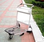 Lightweight Stainless Steel Airport Luggage Trolley Zinc Plating With Transparent Powder Coating