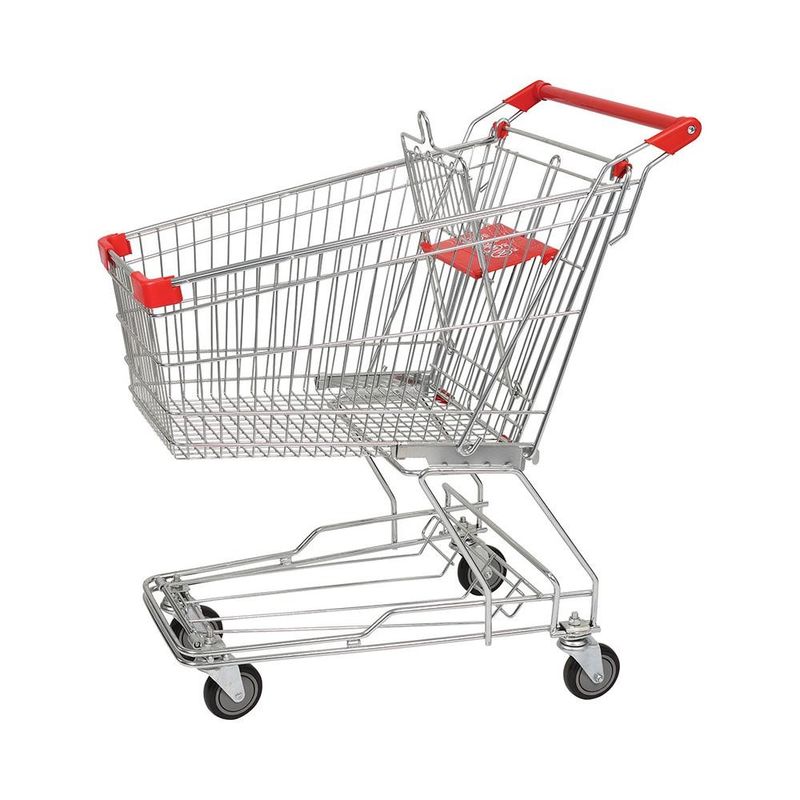 125L Zinc with Epoxy Asian Series Supermerket Metal Shopping Trolley